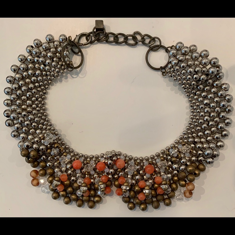 Anthropologie Beaded Collar Necklace